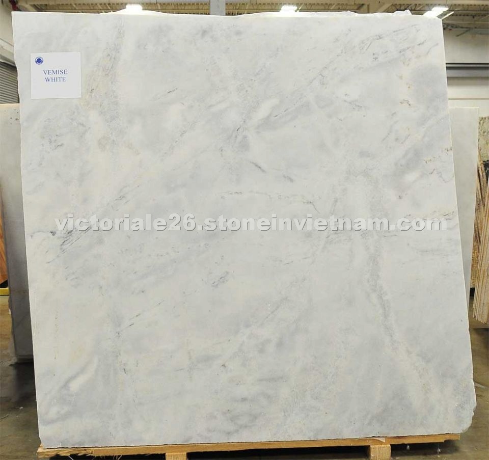 Pure white marble slabs from Vietnam