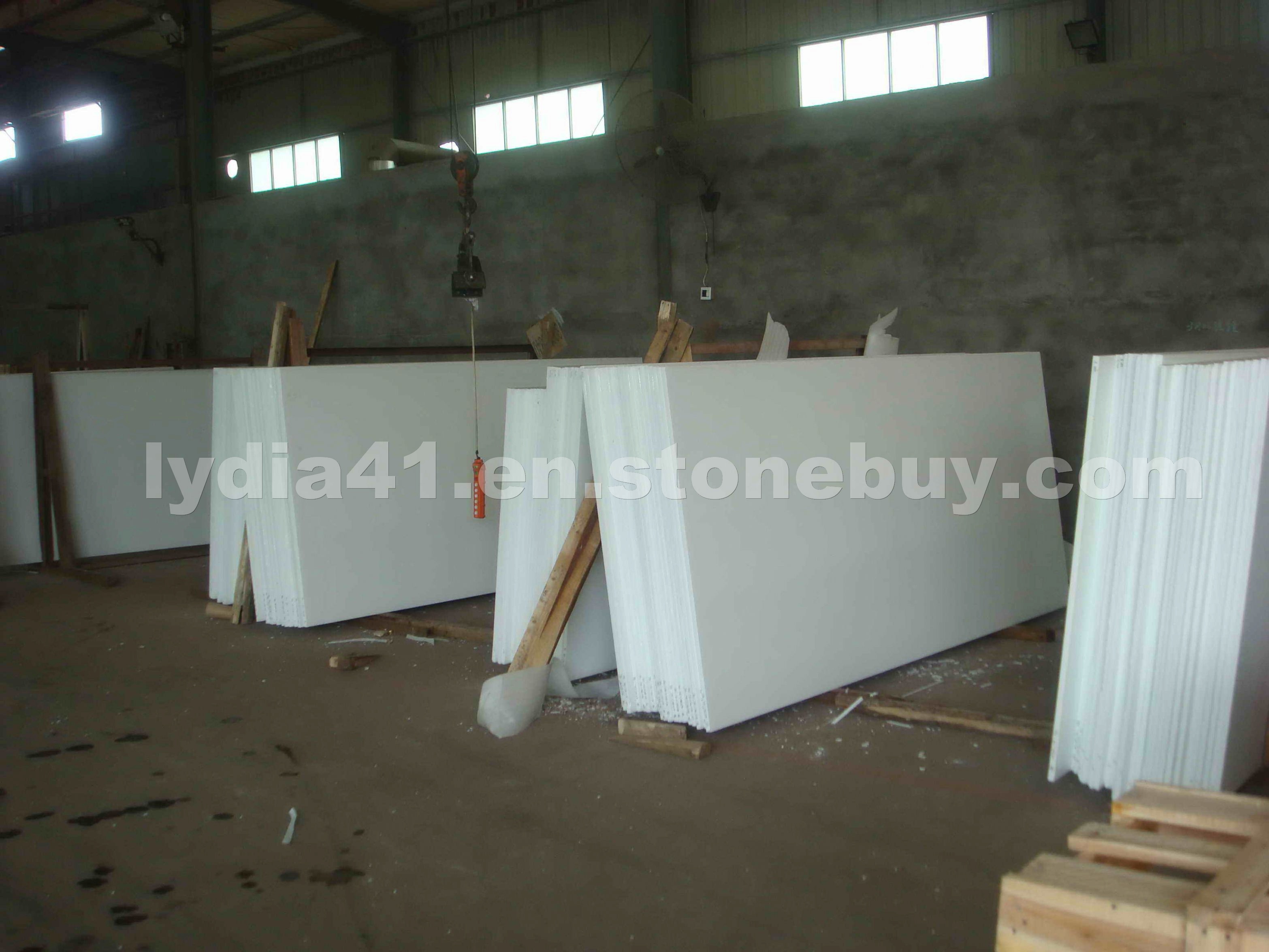 Crystal White Glass, Crystal White Marble