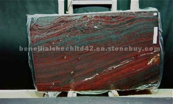 Iron Red granite slabs
