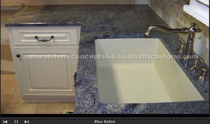 Blue Bahia countertop