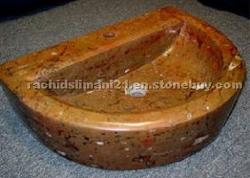 Fossil marble sink - Koulibali sink
