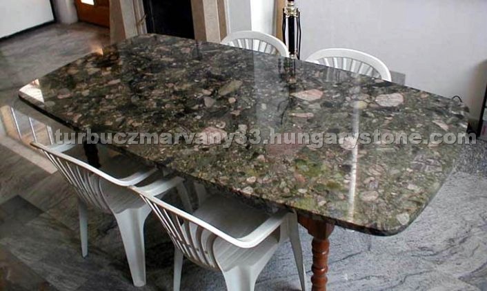 Green Marinace Granite table top