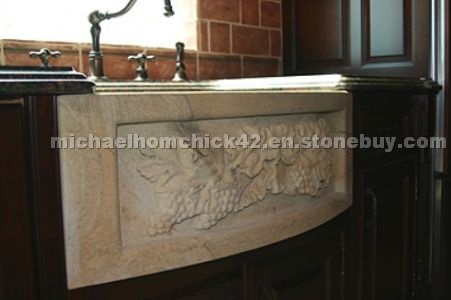 Camel Sandstone Farm Style Sink