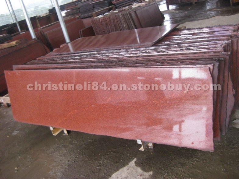 Dyed Red Granite