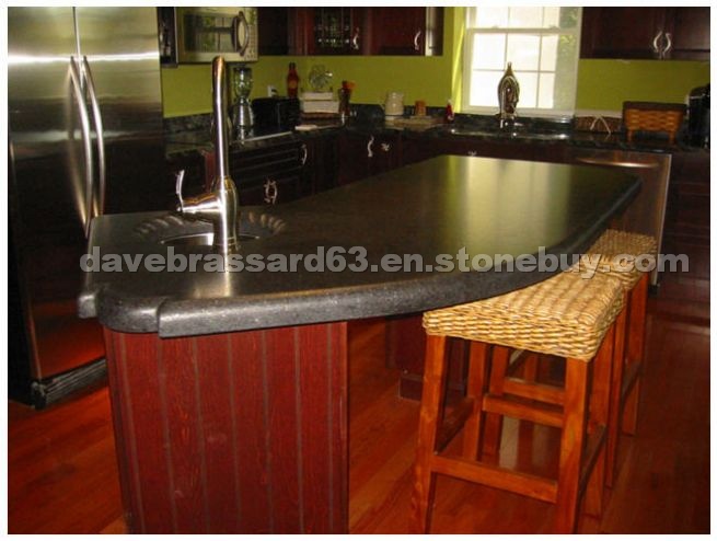 Leathered Cambrian Black Countertop