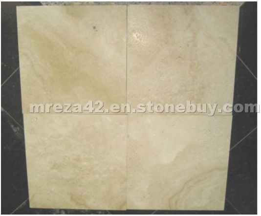 White Travertine Brushed Unfilled
