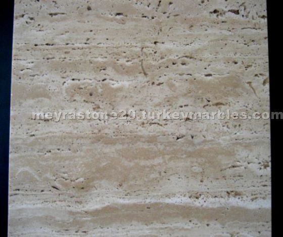Resine Filled Noce Travertine Vein Cut