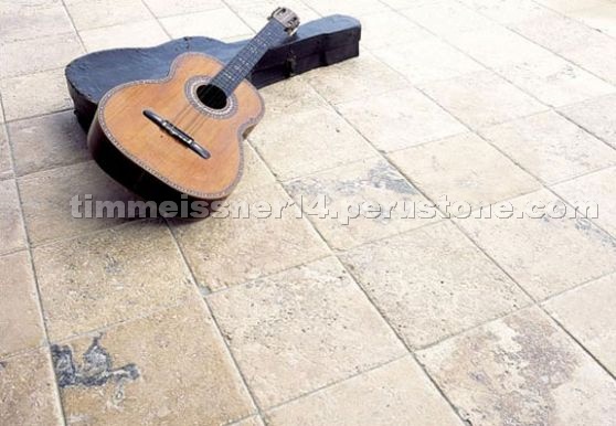 Light Peruvian Travertine Tumbled