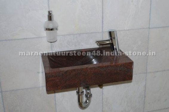 Multicolor Red Granite Basin