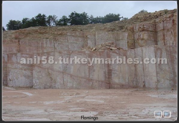 Flamingo travertine quarry