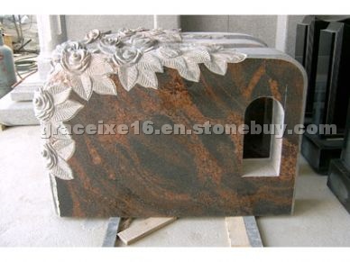 Europe style granite tombstone