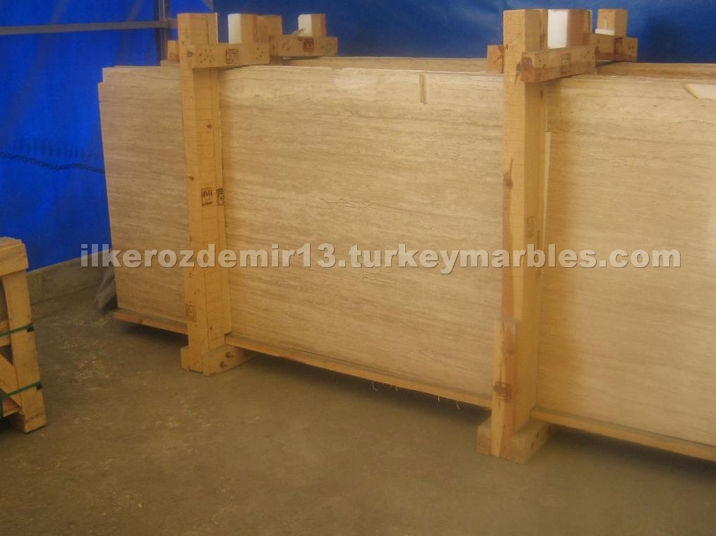 Travertine Vein Cut Slabs