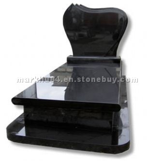Shanxi Black granite tombstone