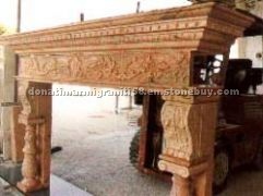 Handcarved Fireplaces