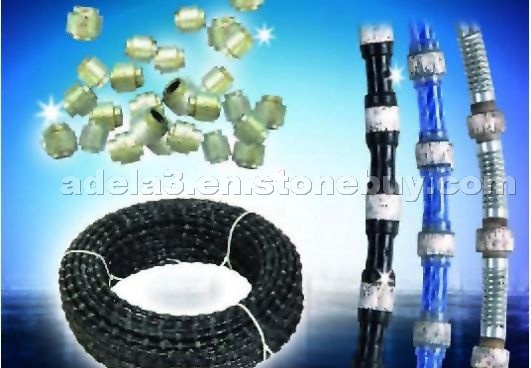 Diamond wire saw for mining,block squaring,profill