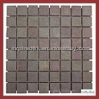 Slate mosaic burgundy