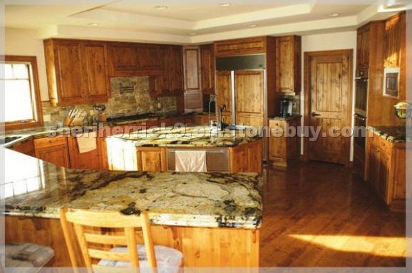 Golden Rustic Countertop