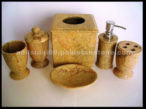 Inca Gold Bathroom Set