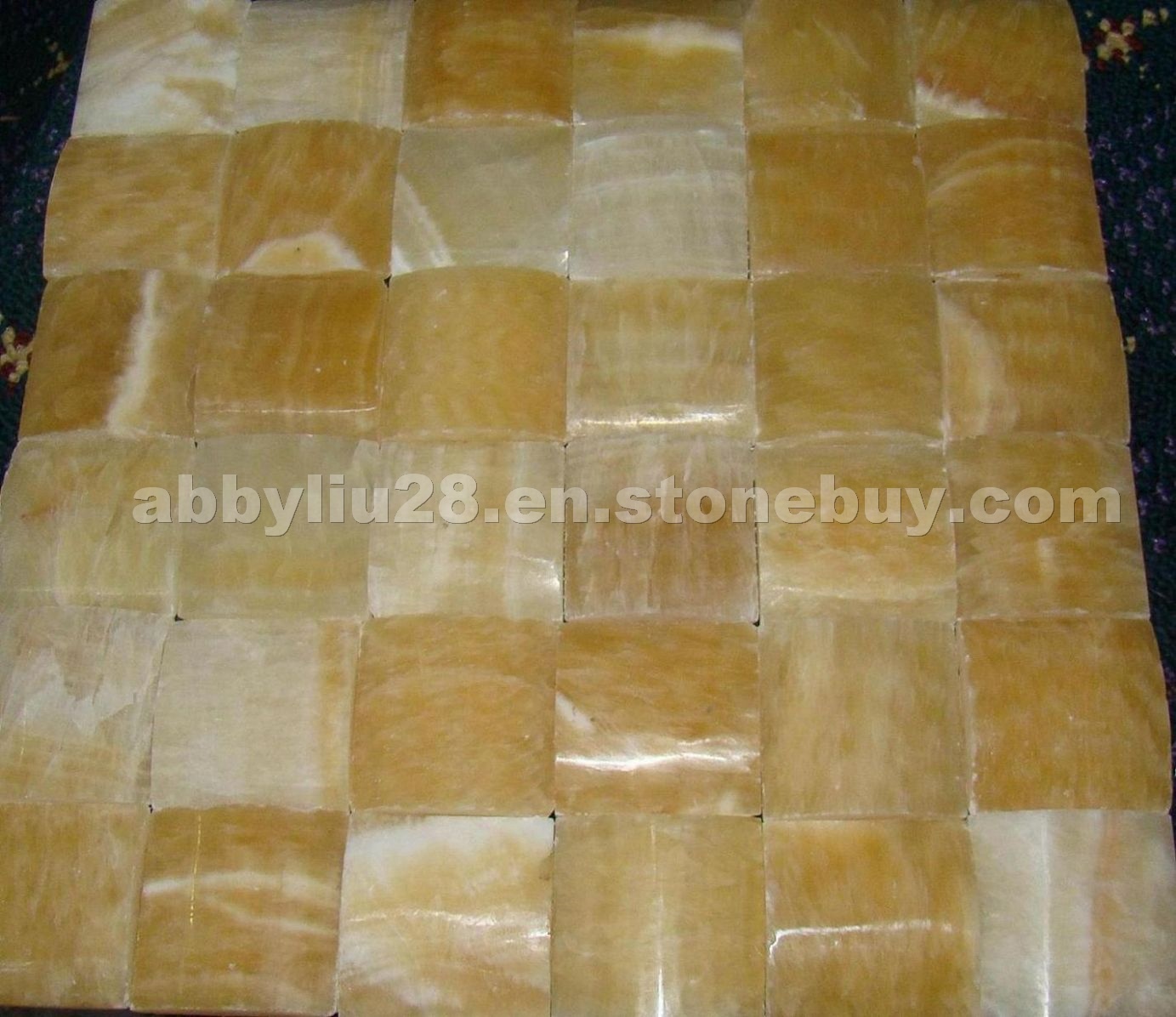 honey onyx mosaic