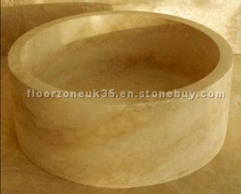 Travertine Wash Basin