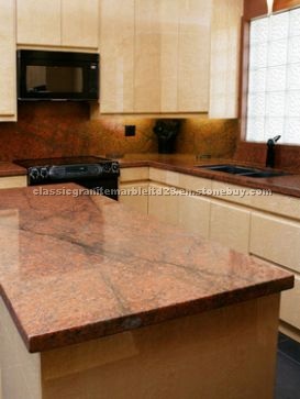 Multicolor Red Granite Countertop