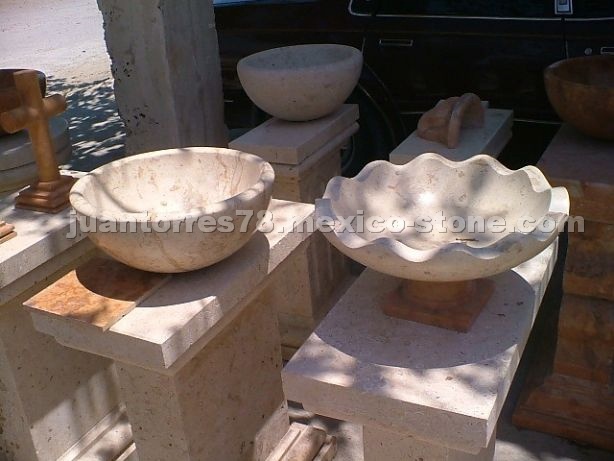 Coquina Stone Sinks