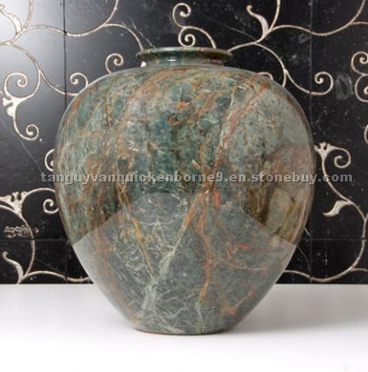 Vase in Rainforest Marble