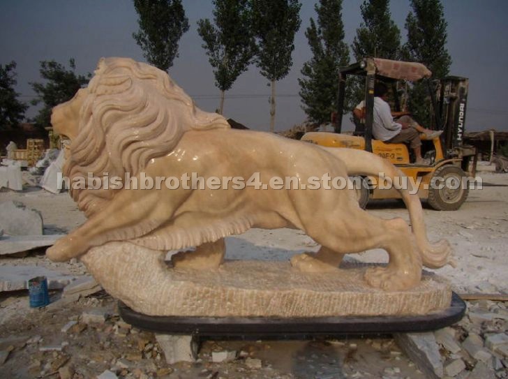 Lion Sculpture - Jerusalem Stone