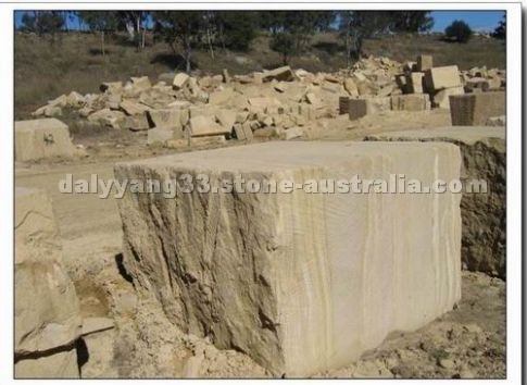 Aussi yellow sandstone