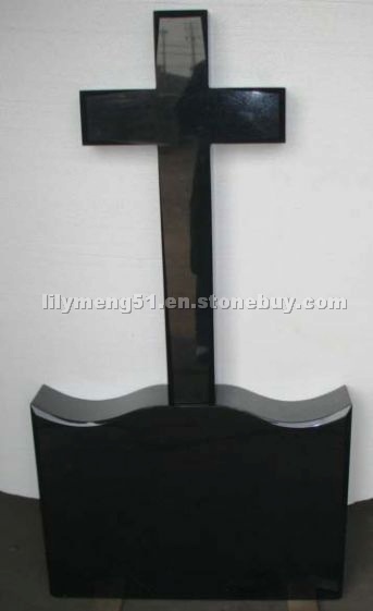 Black Granite Headstone