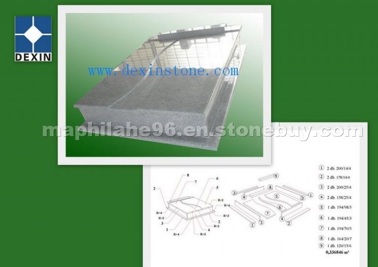 G654 Granite Tombstone