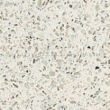Artificial Quartz Stone White with Mirrors (U-1107