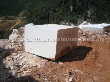 Vetnam White Marble Block