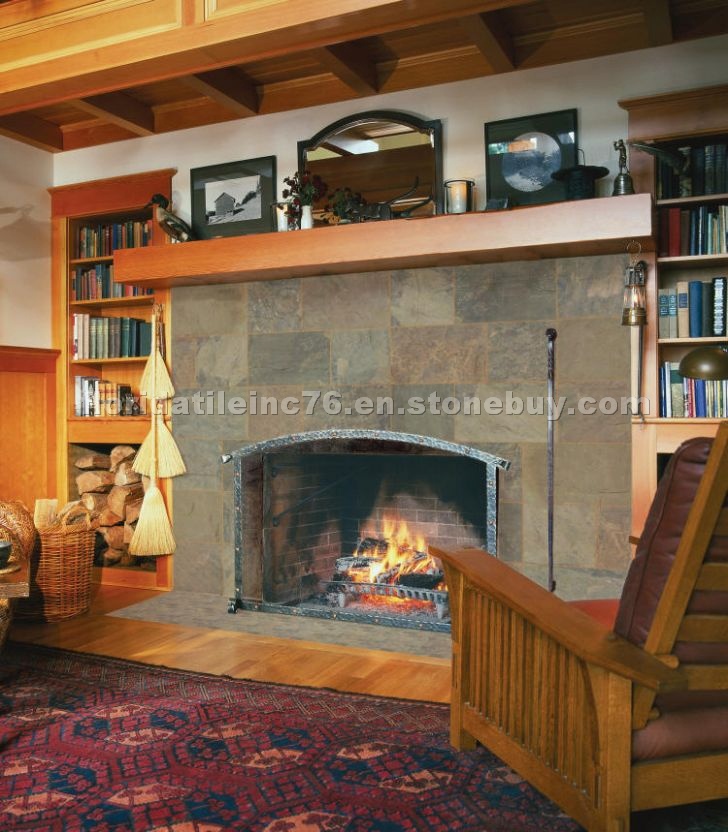 Slate Fireplace