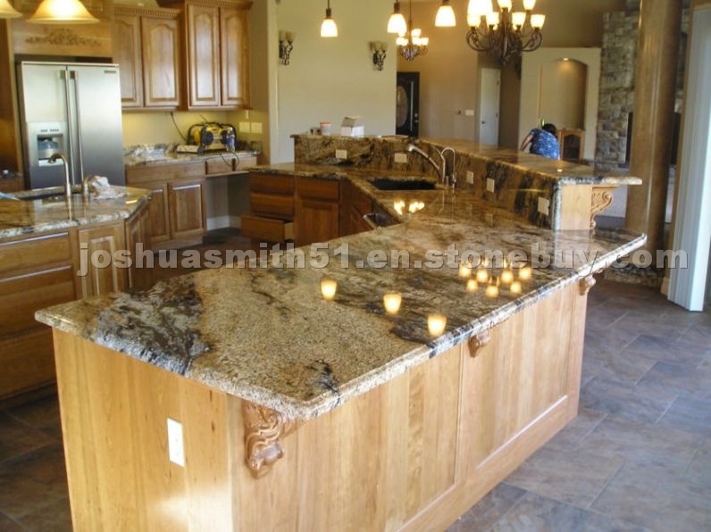Vulcan Gold Granite Countertop