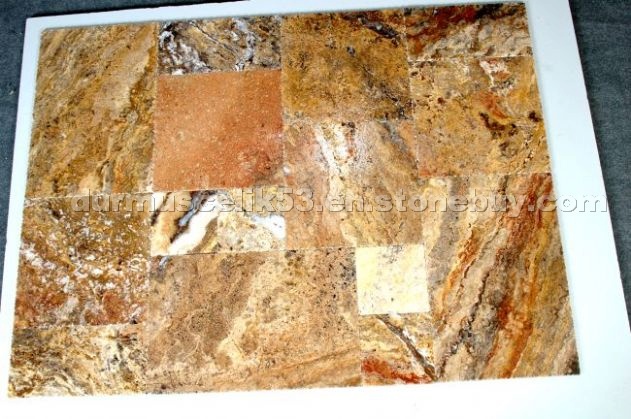 Scabos Travertine patinato set
