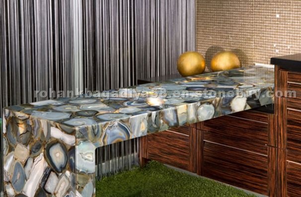 Blue Agate Work Top