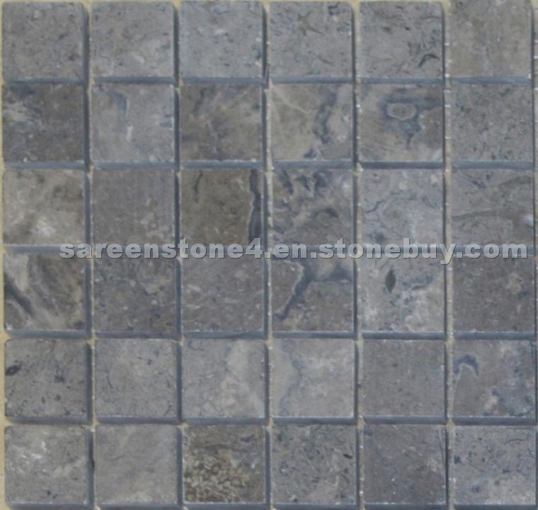 Imperial Brown Honed Mosaic