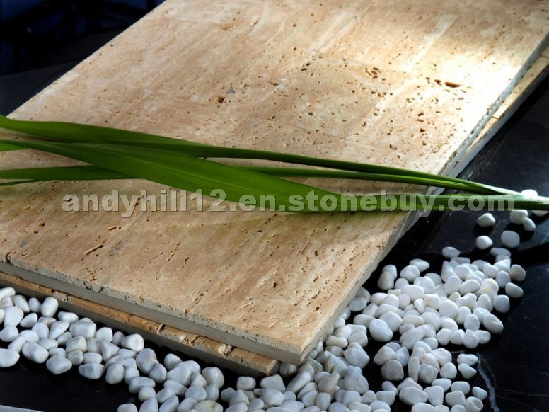 Ceramic Backing Travertine tiles