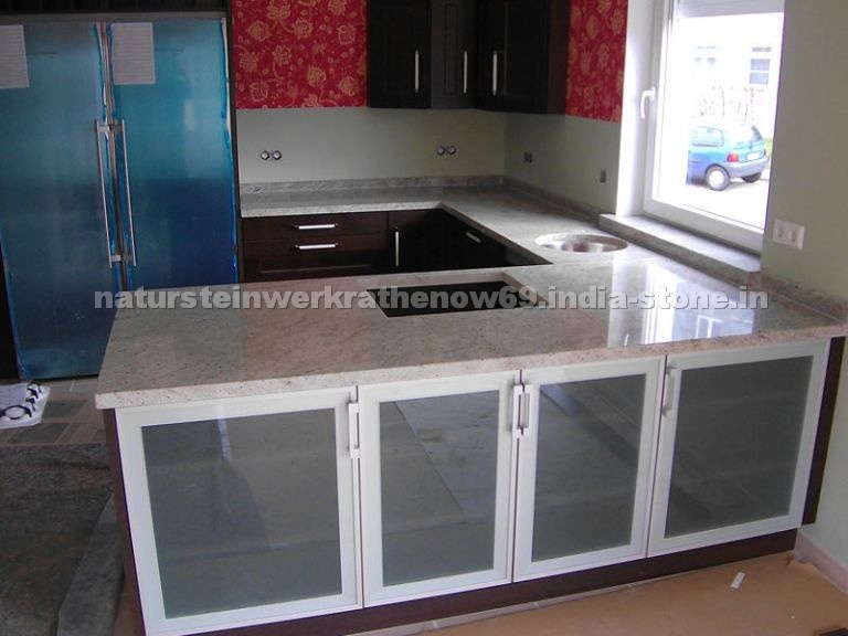 Kashmir White 4cm Counter