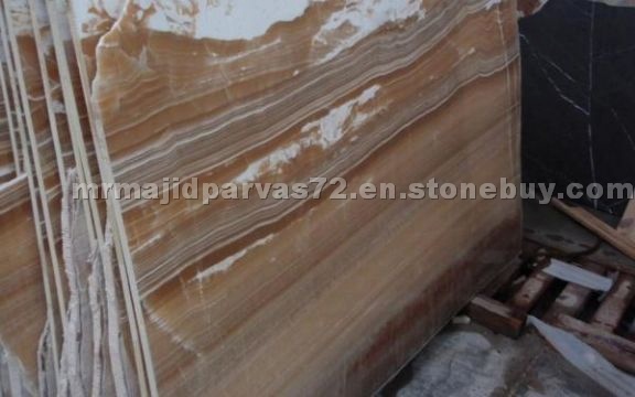 Honey Vein Cut Onyx Slabs