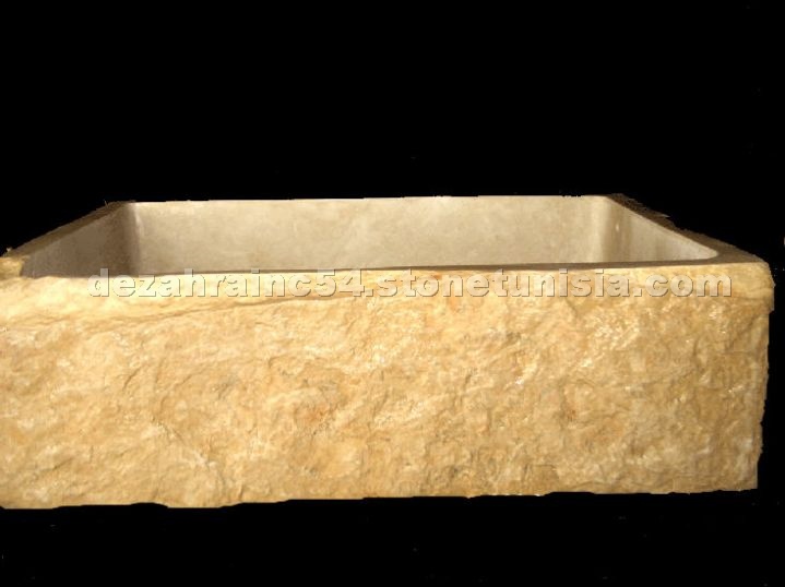 Kadhel Rose Limestone Vessel