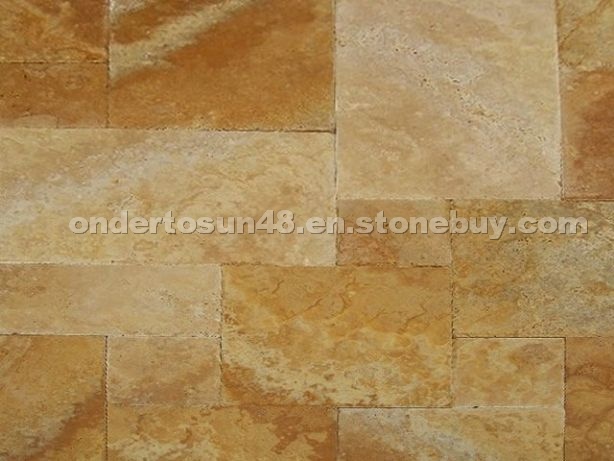 Lemon Flower Travertine Pattern Set