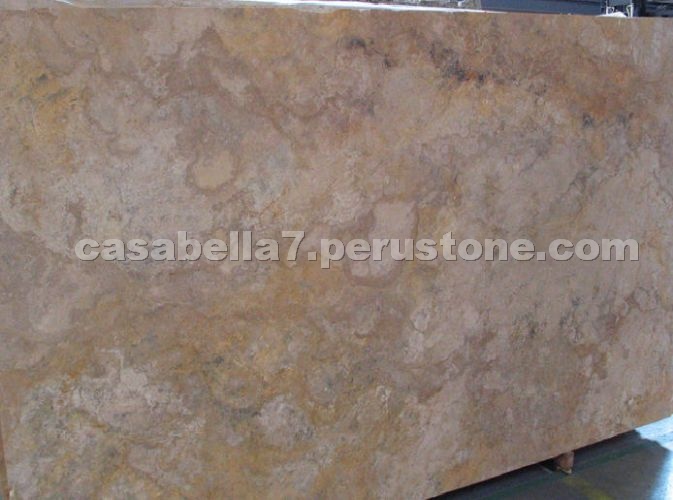 Crema Viejo travertine slabs