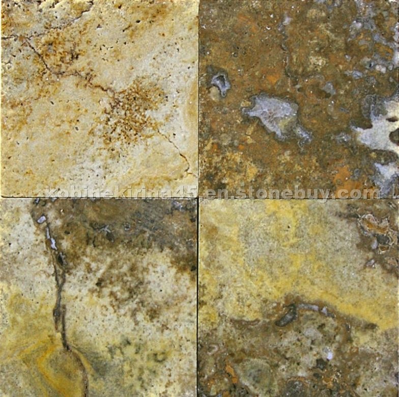 Scabos travertine brushed