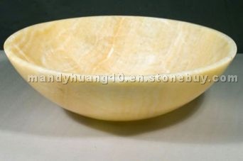 BS- Yellow Onyx sink