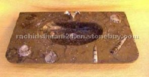 Marrakech sink-made from fossil marble