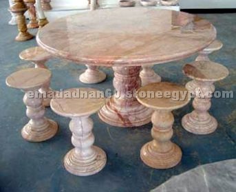 Miscellaneous - Marble tables, benches