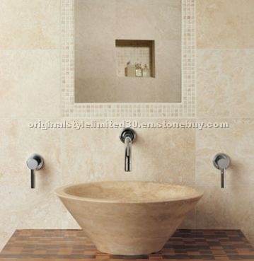 Limestone, Travertine Stone Sinks
