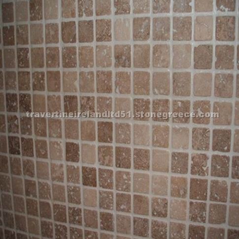 Noce Travertine Mosaic